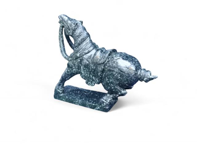 Chinees oorlogspaard sculptuur