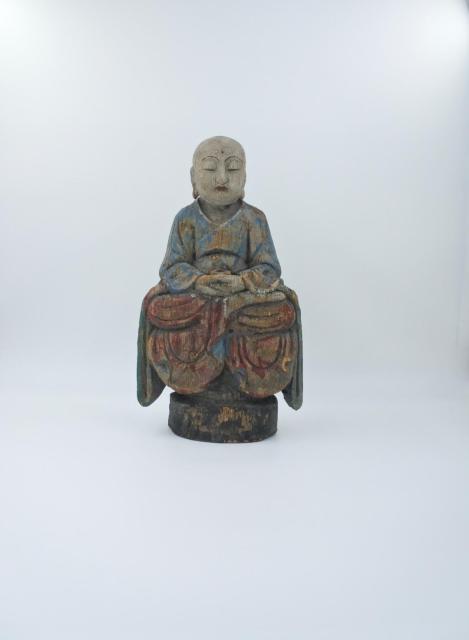Statue chinoise de moine/Bouddha