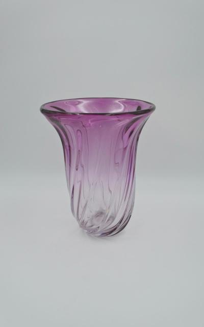 Vase en cristal Val Saint Lambert Ren&eacute; Delvenne 1957