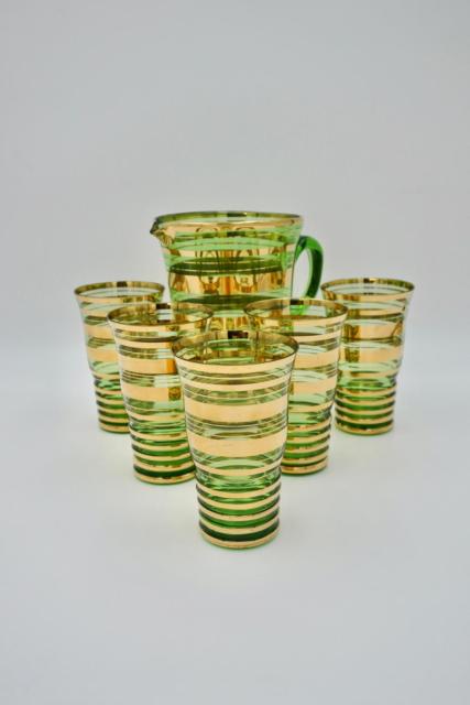 Carafe et 5 verres &agrave; long drink &ndash; Booms Glas